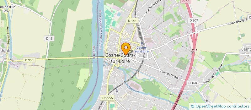 localisation de l'entreprise LA MAISON à COSNE-COURS-SUR-LOIRE