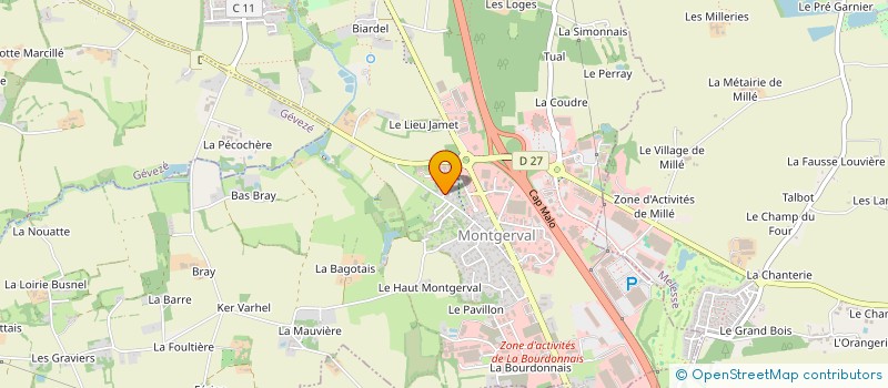localisation de l'entreprise LA MAISON à LA MEZIERE