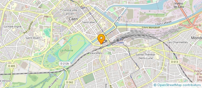 localisation de l'entreprise LA MAISON à CAEN