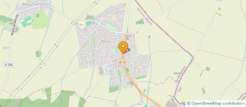 localisation de l'entreprise LA MAISON  OTHIS