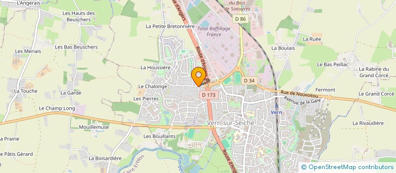 localisation de l'entreprise LA MAISON  VERN-SUR-SEICHE