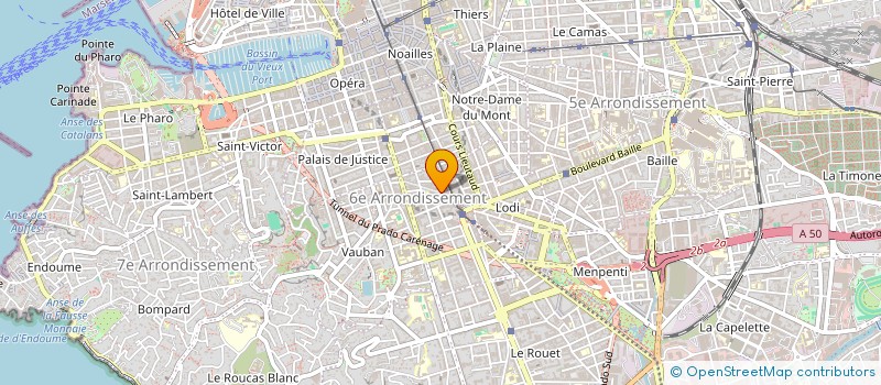 localisation de l'entreprise LA MAISON à MARSEILLE