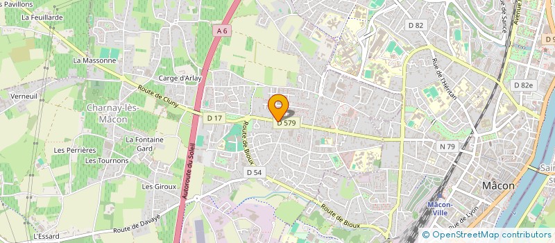 localisation de l'entreprise LA MAISON à CHARNAY-LES-MACON