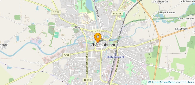 localisation de l'entreprise LA MAISON  CHATEAUBRIANT