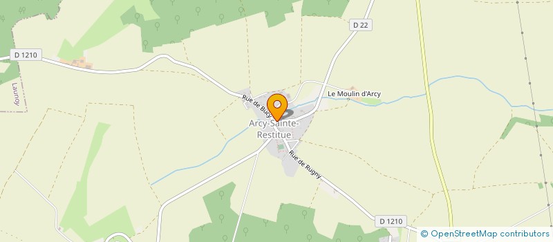 localisation de l'entreprise LA MAISON ANGLAISE  ARCY-SAINTE-RESTITUE