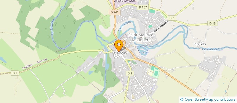 localisation de l'entreprise LA MAISON-ATELIER à GENCAY