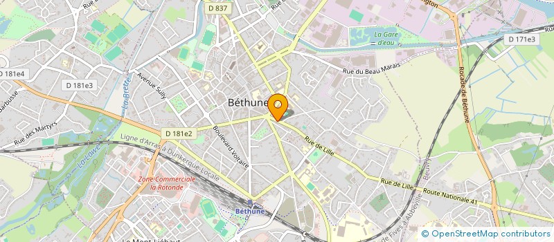 localisation de l'entreprise LA MAISON AUTO-NETTOYANTE BETHUNE à BETHUNE