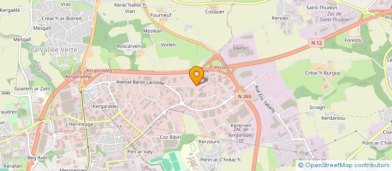 localisation de l'entreprise LA MAISON AUTO-NETTOYANTE BREST à GOUESNOU