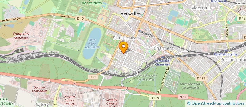 localisation de l'entreprise LA MAISON AUTRE IDEE à VERSAILLES