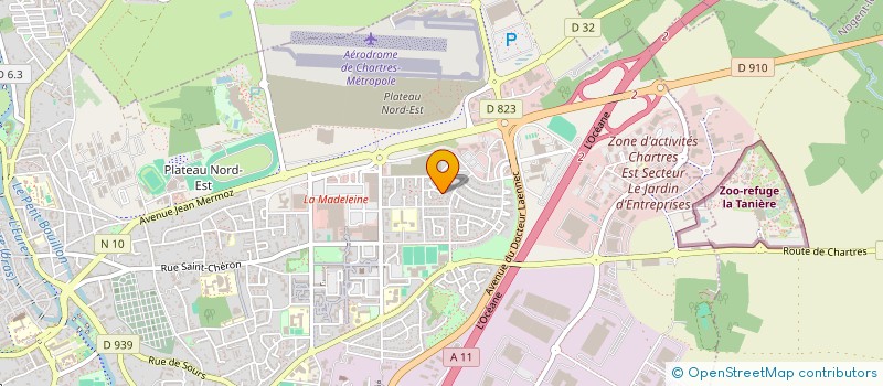 localisation de l'entreprise LA MAISON AUX BAMBOUS  CHARTRES