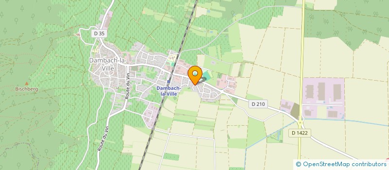 localisation de l'entreprise LA MAISON AUX ETOILES à DAMBACH-LA-VILLE