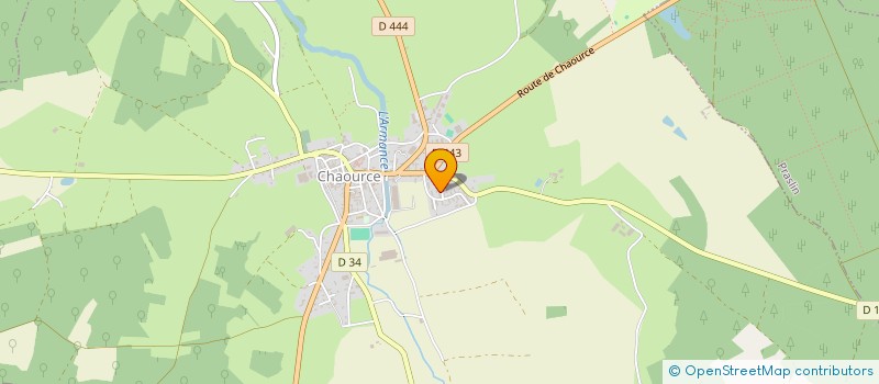 localisation de l'entreprise LA MAISON AUX MAISONS  MAISONS-LES-CHAOURCE