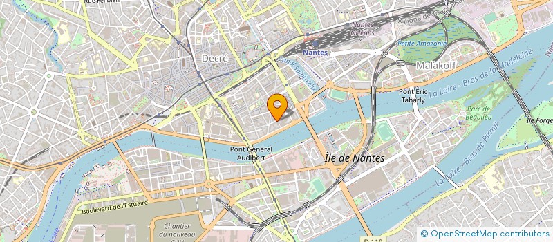 localisation de l'entreprise LA MAISON BARON LEFEVRE  NANTES