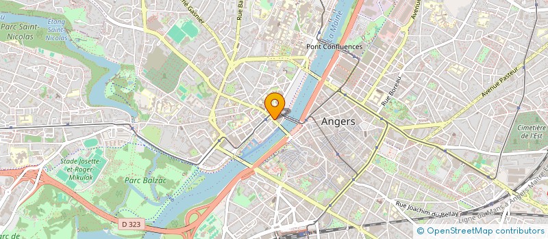 localisation de l'entreprise LA MAISON BERBERE à ANGERS