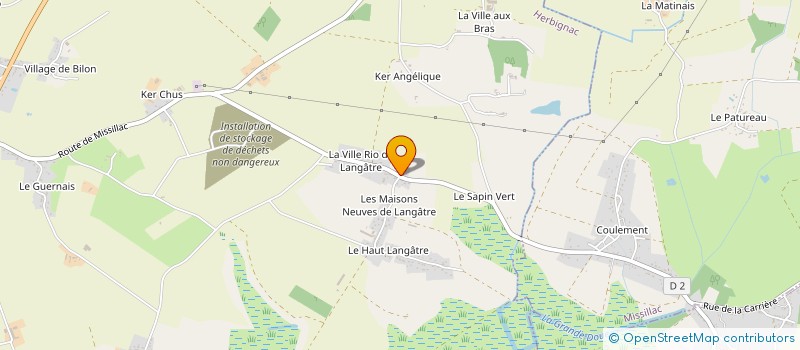 localisation de l'entreprise LA MAISON BIZIBUL' à HERBIGNAC