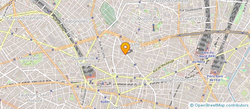 localisation de l'entreprise LA MAISON BLANCHE  PARIS