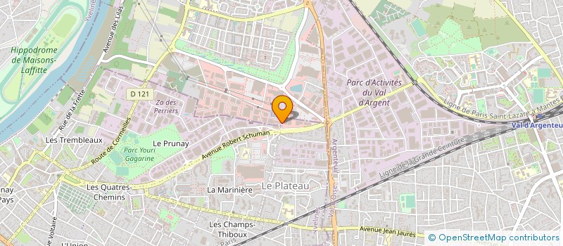 localisation de l'entreprise LA MAISON BLANCHE à CORMEILLES-EN-PARISIS