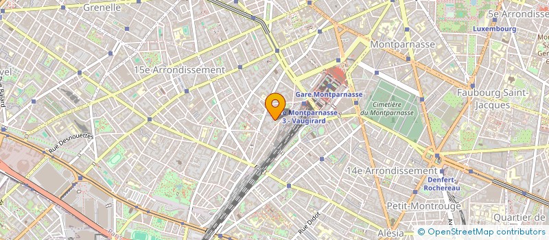localisation de l'entreprise LA MAISON BLANCHE à PARIS