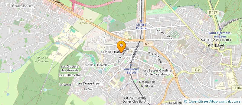 localisation de l'entreprise LA MAISON BLANCHE  SAINT-GERMAIN-EN-LAYE