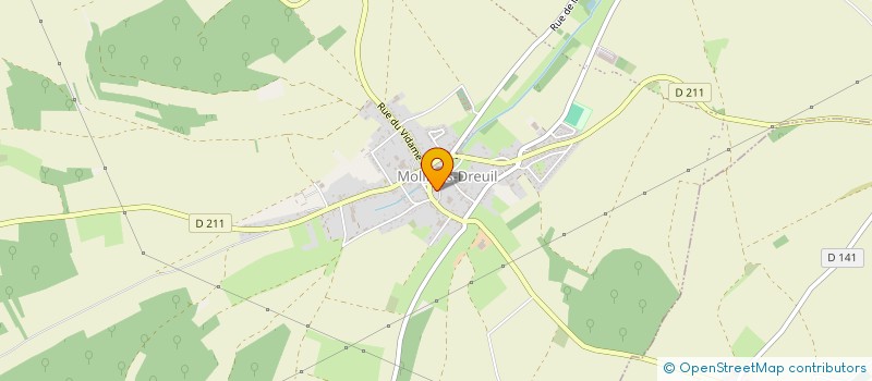 localisation de l'entreprise LA MAISON BLANCHE  MOLLIENS-DREUIL