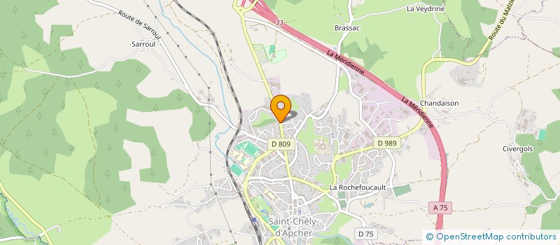 localisation de l'entreprise LA  MAISON BLANCHE  SAINT-CHELY-D'APCHER