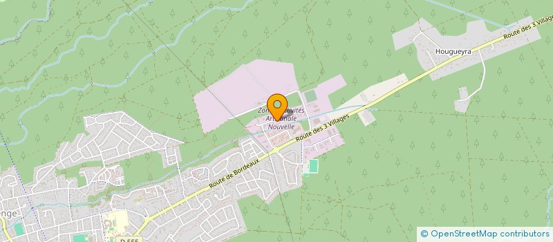 localisation de l'entreprise LA MAISON BLANCHE  AUDENGE