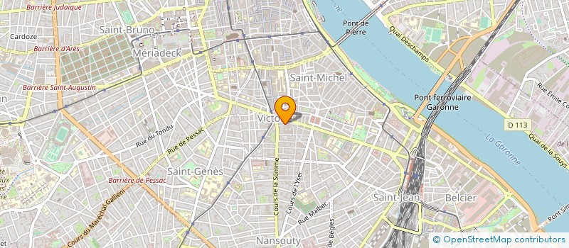 localisation de l'entreprise LA MAISON BLANCHE BATIMENT ET NETTOYAGE  BORDEAUX