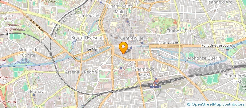 localisation de l'entreprise LA MAISON BLEUE à RENNES