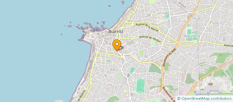 localisation de l'entreprise LA MAISON BLEUE à BIARRITZ