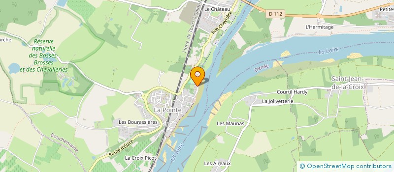 localisation de l'entreprise LA MAISON BLEUE  BOUCHEMAINE