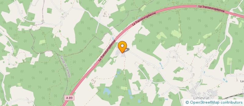 localisation de l'entreprise LA MAISON BLEUE  LIMEYRAT