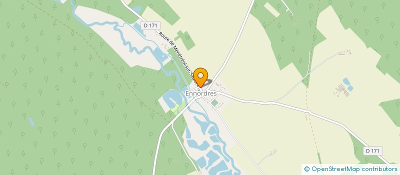 localisation de l'entreprise LA MAISON BLEUE  ENNORDRES