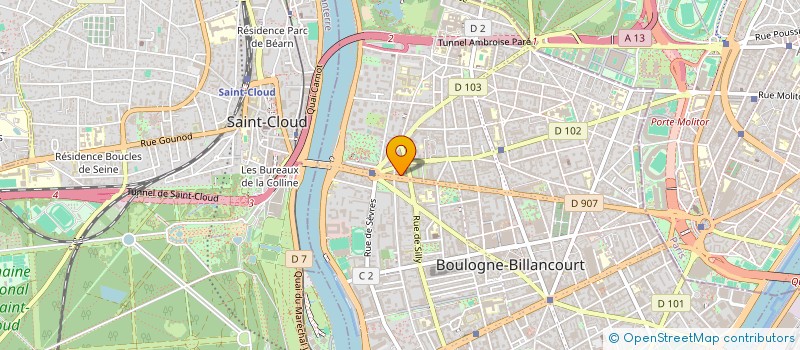 localisation de l'entreprise LA MAISON BLEUE - PARIS 16 DSP à BOULOGNE-BILLANCOURT