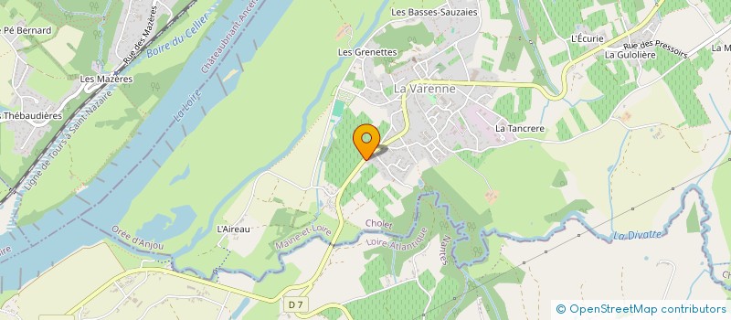 localisation de l'entreprise LA MAISON BONBON à OREE D'ANJOU