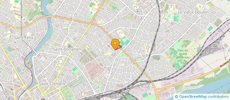 localisation de l'entreprise LA MAISON BONHEUR M.B à NANTES