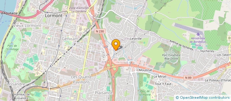 localisation de l'entreprise LA MAISON BONNET  ARTIGUES-PRES-BORDEAUX