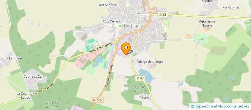 localisation de l'entreprise LA MAISON BRISSON à HERBIGNAC