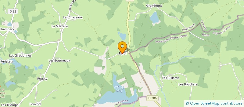 localisation de l'entreprise LA MAISON BRULEE  DONTREIX