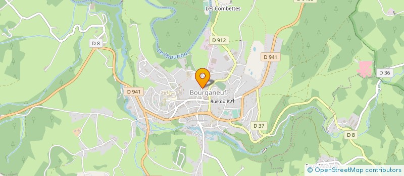 localisation de l'entreprise LA MAISON BUISSON à BOURGANEUF