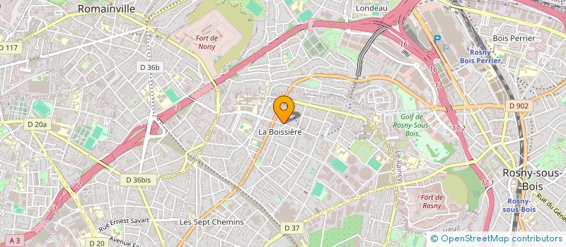 localisation de l'entreprise LA MAISON BURLA à MONTREUIL