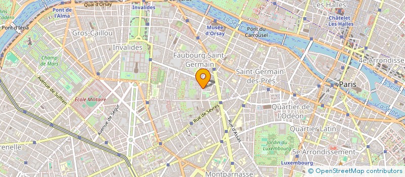 localisation de l'entreprise LA MAISON CAROLE G  PARIS