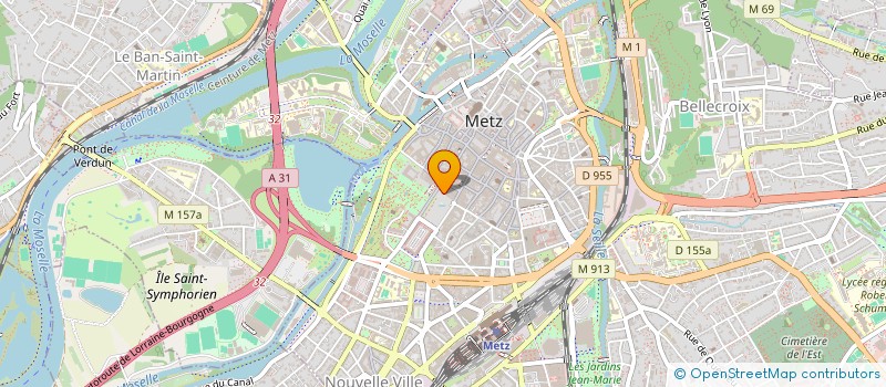 localisation de l'entreprise LA MAISON CARREE  METZ