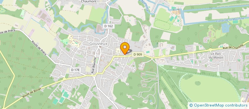 localisation de l'entreprise LA MAISON CARREE  GOUVIEUX