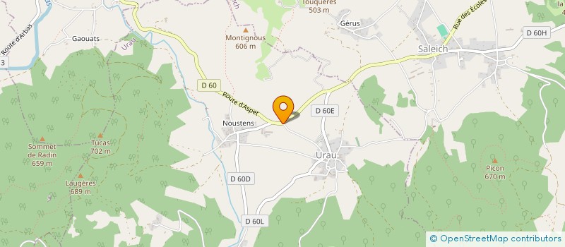 localisation de l'entreprise LA MAISON CASSEE  SAINT-GAUDENS