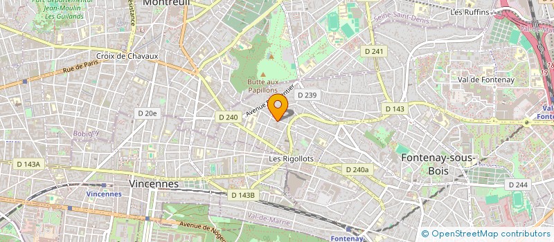 localisation de l'entreprise LA MAISON CENTENAIRE à FONTENAY-SOUS-BOIS