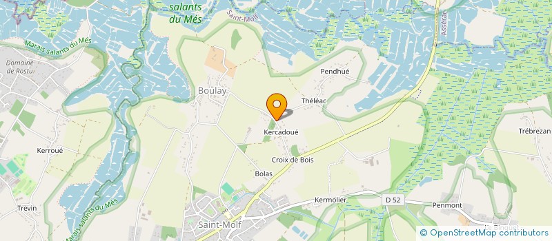 localisation de l'entreprise LA MAISON CHARTEAU  SAINT-MOLF