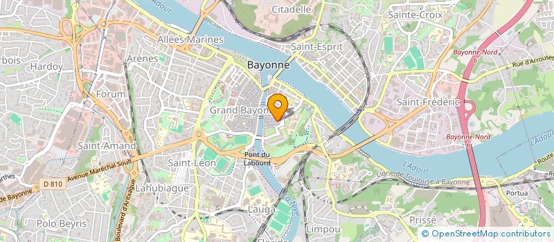 localisation de l'entreprise LA MAISON CIRCUS à BAYONNE