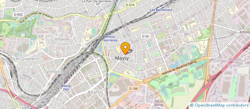 localisation de l'entreprise LA MAISON COMMUNE à MASSY