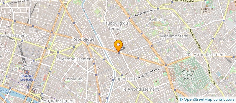 localisation de l'entreprise LA MAISON CONVERTIBLE GROUPE MISWA à PARIS