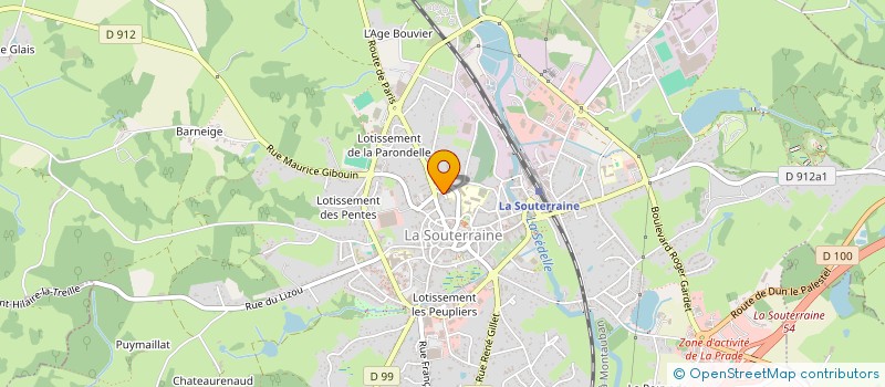 localisation de l'entreprise LA MAISON D A COTE à LA SOUTERRAINE
